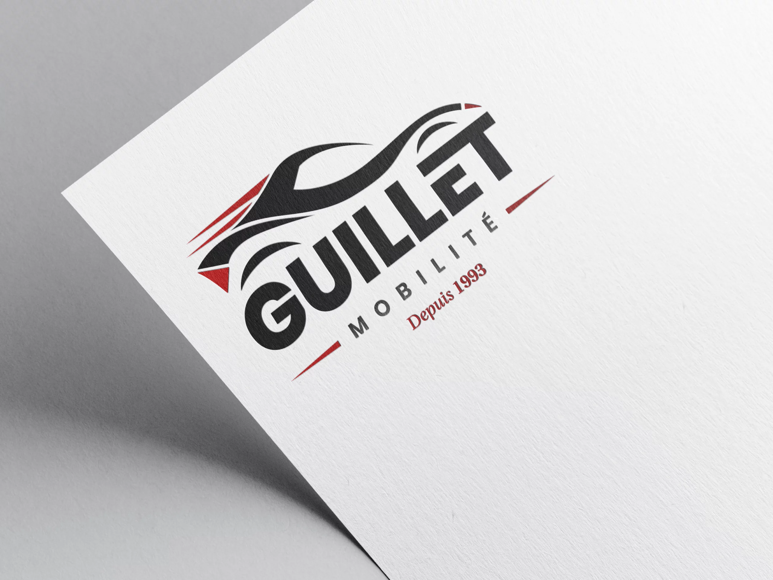Mockup logotype Guillet